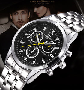 Reloj Fashion Quartz Watch Men Watches Leather