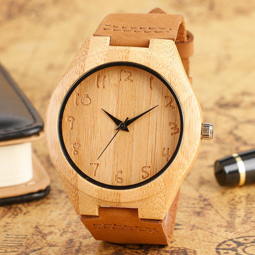Hot Selling Bamboo Wristwatch Simple